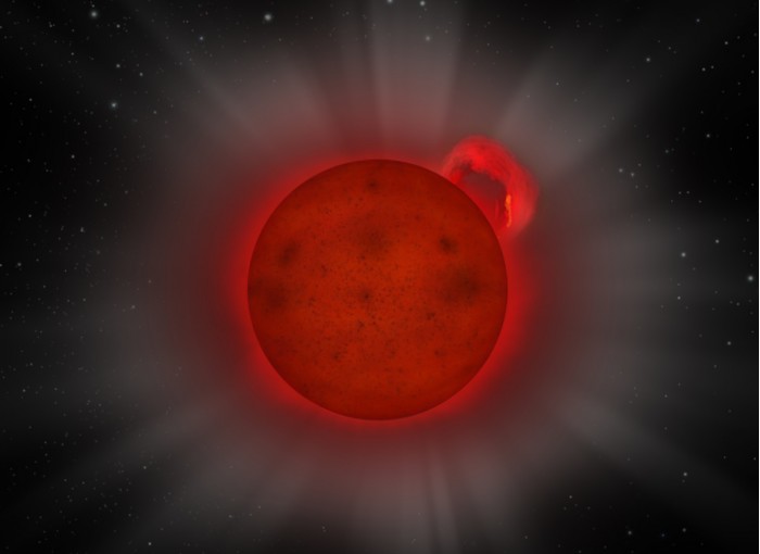 科学家意外发现一颗小型冷恒星突然释放x射线超级耀斑