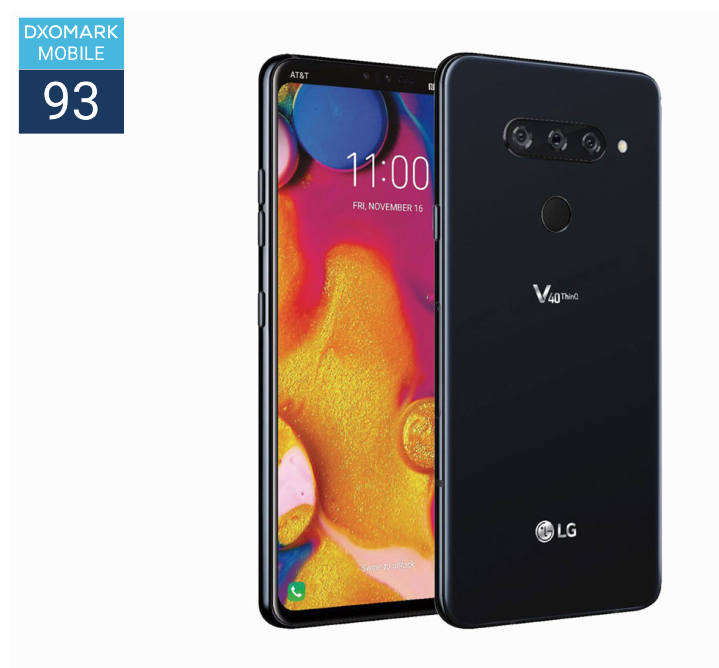 总分93 分，LG V40 ThinQ 的DxOMark 分数揭晓