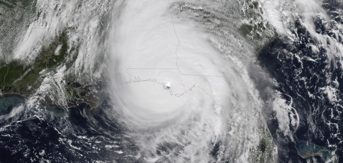 PHOTO - Hurricane Michael makes landfall at Mexico Beach, Fla. at 130 p.m. on Oct 10th EDT - NOAA - 1125x534 - Landscape.png