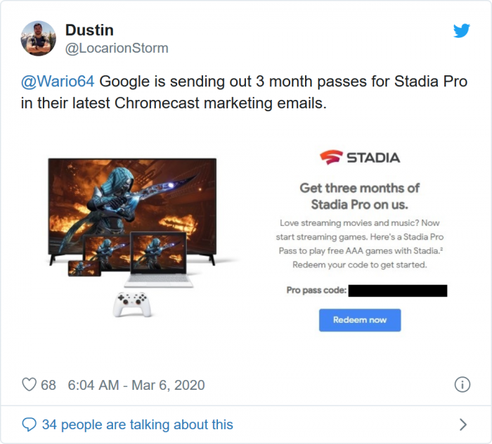Screenshot_2020-03-07 Google now giving away three months of Stadia access to new Chromecast buyers.png
