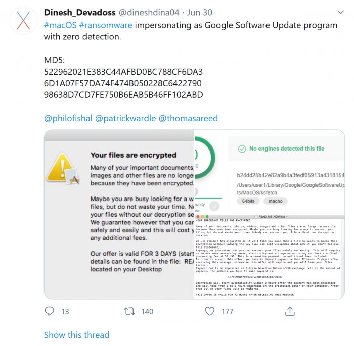 Screenshot_2020-07-03 Dinesh_Devadoss on Twitter #macOS #ransomware impersonating as Google Software Update program with ze[...].png