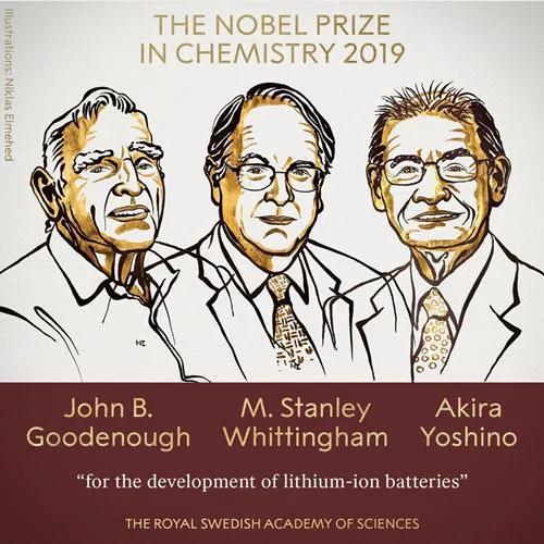 　2019年诺贝尔化学奖得主们