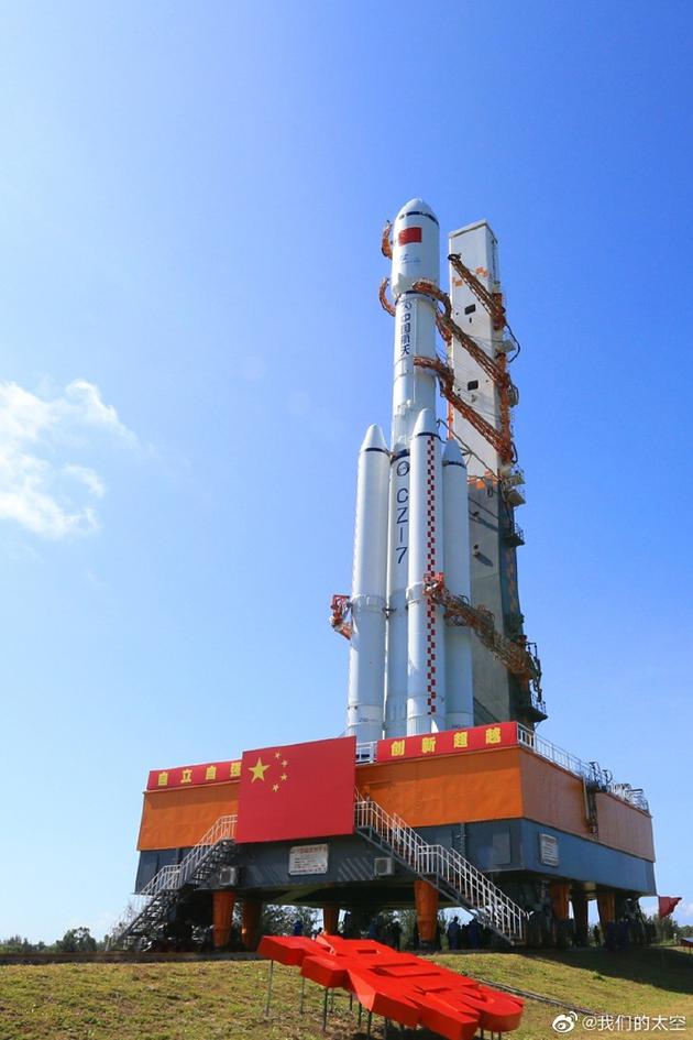 中国空间站建造开启天舟二号货运飞船发射