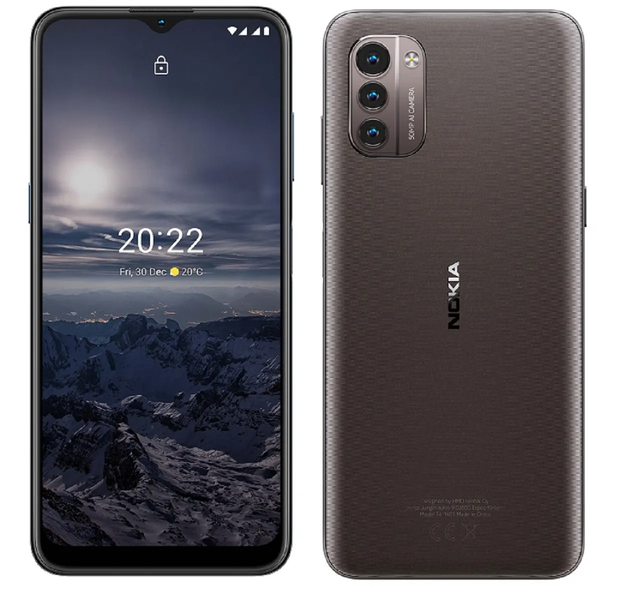 Nokia-G21-sand-front-back.webp