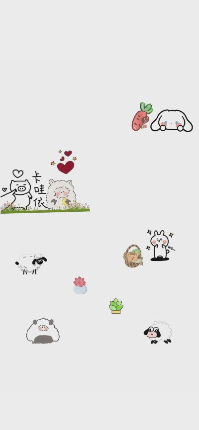 壁纸｜超可爱的卡通壁纸 - 图片 1