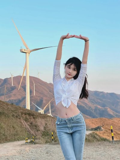 牛仔裤拍全身照，9个动作，拍照上镜漂亮、大长腿、好身材 - 图片 3
