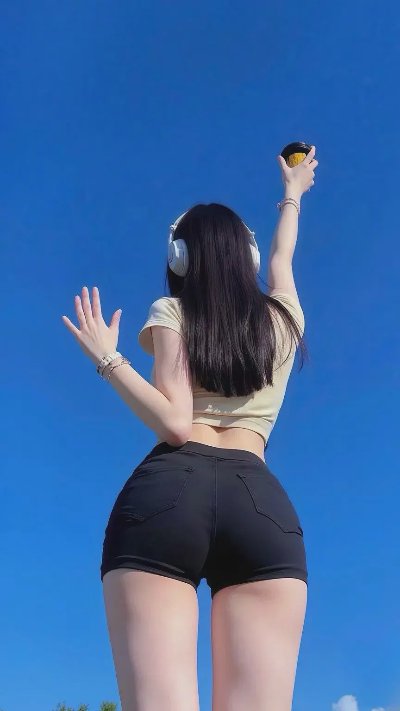 天空拍照姿势/手机壁纸 - 图片 1