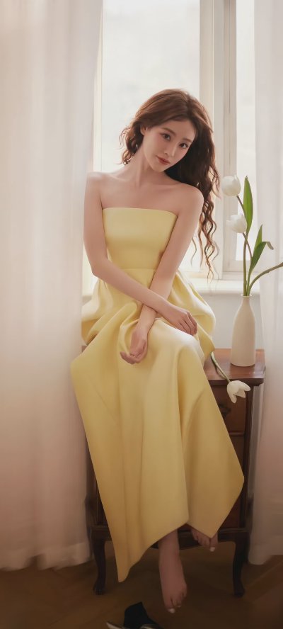 🦋祝绪丹｜光脚丫写真，又甜又美！ - 图片 2