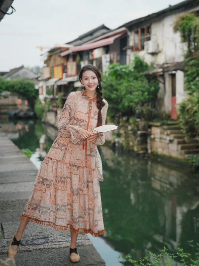 显身材的万能拍照姿势，这些庭院动作，漂亮气质又温婉，优雅惬意又治愈清新 - 图片 3