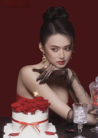 超模时尚大片黑丝美腿写真 - 图片 3