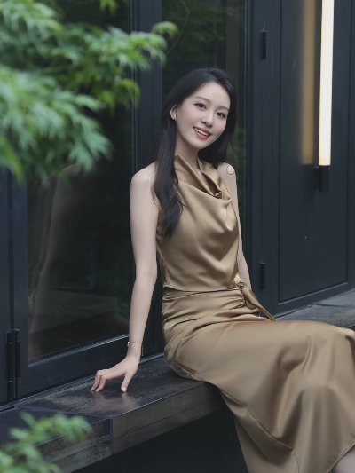 穿裙子拍照，这些动作姿势，漂亮气质又显身材，时尚高级又优雅知性 出片 - 图片 3