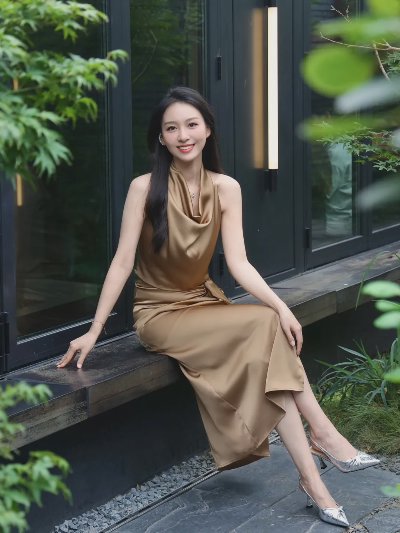 穿裙子拍照，这些动作姿势，漂亮气质又显身材，时尚高级又优雅知性 出片 - 图片 2