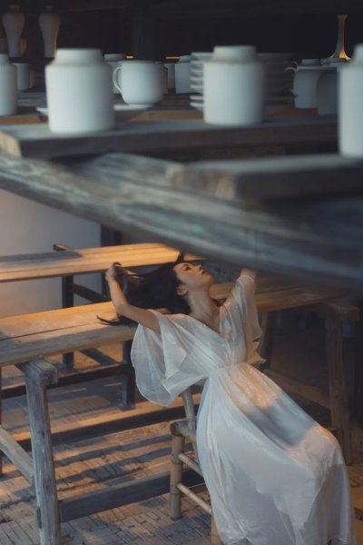 绝了！当模特闯入瓷坊的光影，摄影师拍出绝画面！ - 图片 4