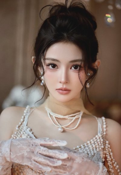 贵族千金法式蕾丝美腿写真 - 图片 1