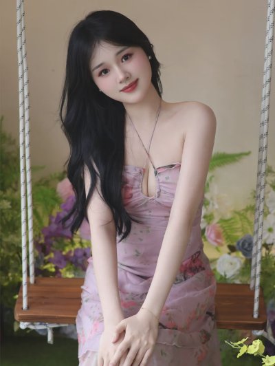 花墙秋千拍照姿势！9 招拿捏氛围感，秒变温柔仙女 - 图片 4