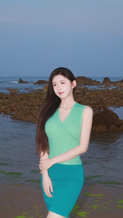 海边拍照，几个动作，自然温柔又出片，拍出好看氛围感 - 图片 5