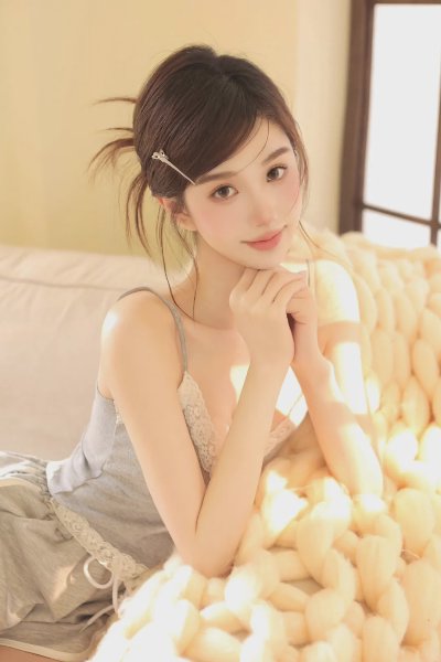 居家写真拍照，8个动作姿势，漂亮气质又甜美，俏皮纯欲又慵懒治愈 好看 - 图片 5