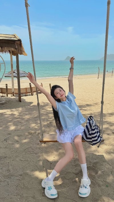 海边秋千怎么拍？5个实用姿势，轻松拿捏度假风 - 图片 5