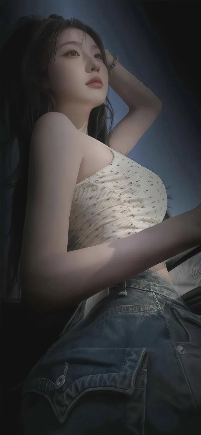 美女壁纸 || 夜黑有光*前行有路 相随有伴 - 图片 3