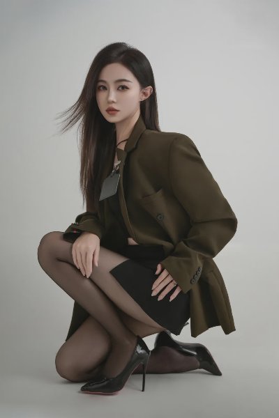 时尚超模极品黑丝美腿写真 - 图片 4