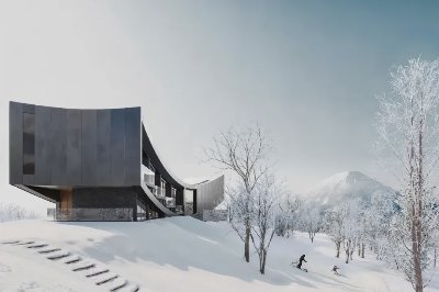 北海道 NOT A HOTEL，天空与雪山的交汇 - 图片 4