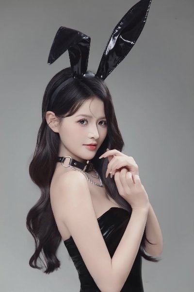 极品身材兔女郎黑丝美腿写真 - 图片 3