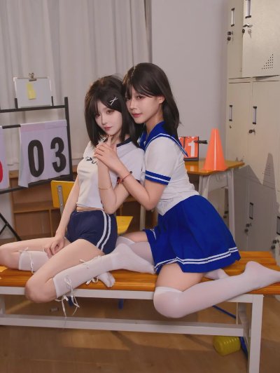 好身材体操服白丝美腿写真 - 图片 1