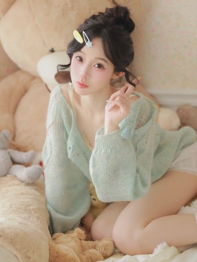 奶油纯欲妹妹玩偶风写真 - 图片 2