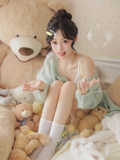 奶油纯欲妹妹玩偶风写真 - 图片 4
