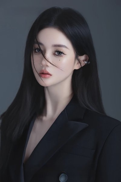 魅腰御姐吊带黑丝美腿写真 - 图片 5