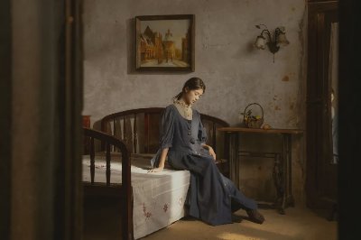 亚麻质地的少女 - 图片 4