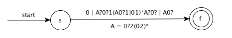 Remove node 1 and simplify